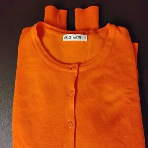 Bright Orange Sweater